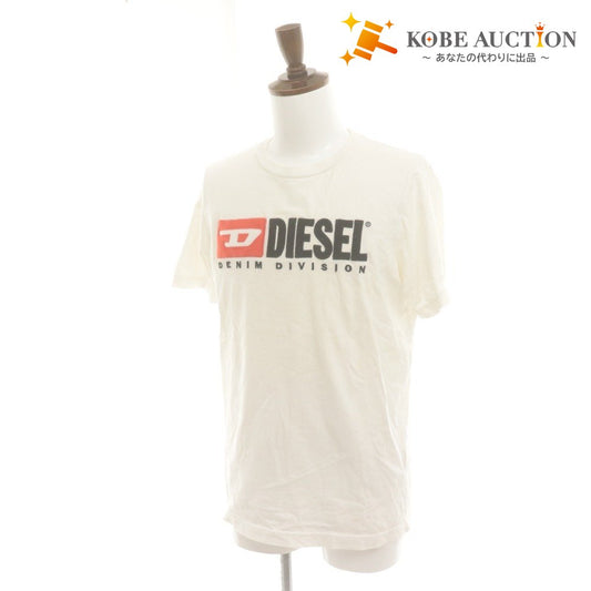 ■ DIESEL ディーゼル ロゴTシャツ 半袖 トップス DENIM DIVISION メンズ M 白