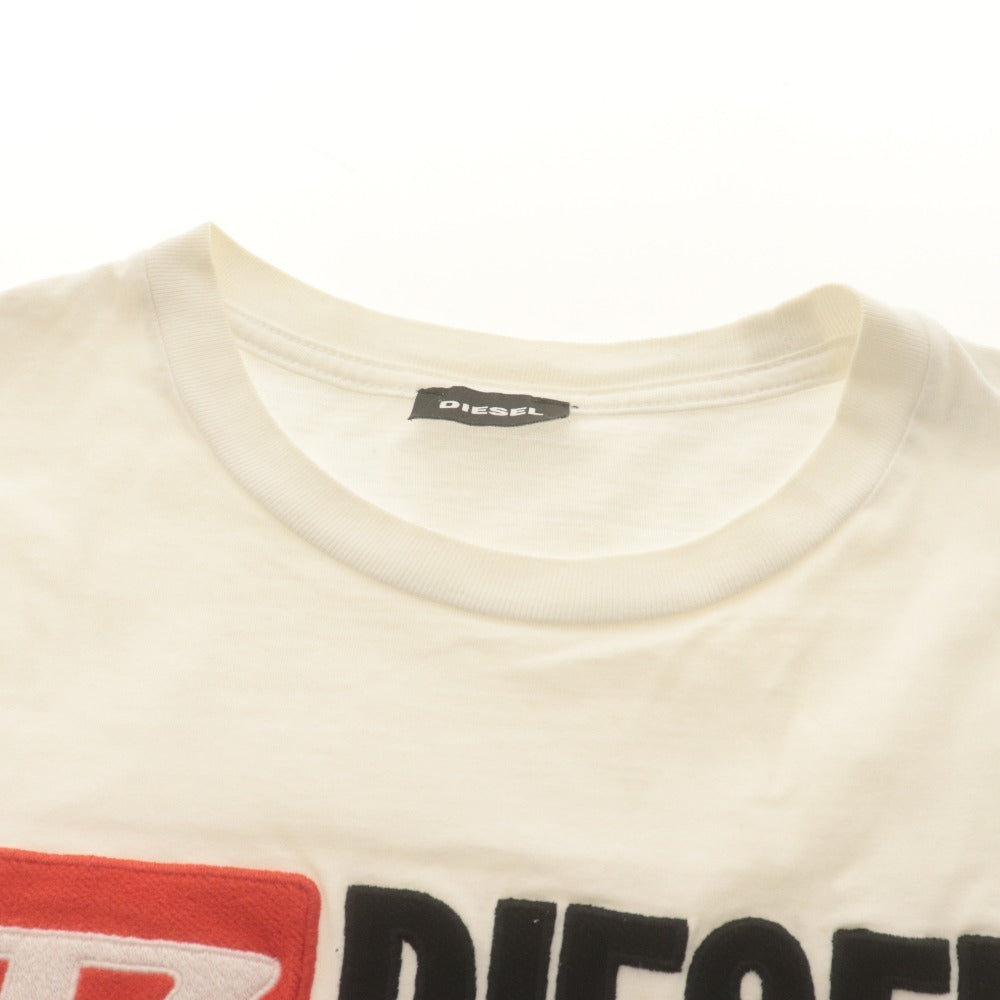 ■ DIESEL ディーゼル ロゴTシャツ 半袖 トップス DENIM DIVISION メンズ M 白