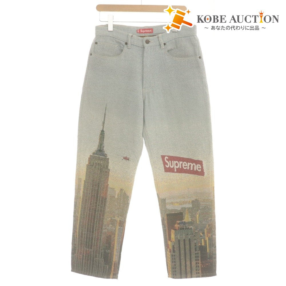 ■ シュプリーム SUPREME ジーンズ Aerial Tapestry Regular Jean 20AW/FW 2020年 デニムパンツ ボトムス メンズ 30 (M相当) ライトブルー