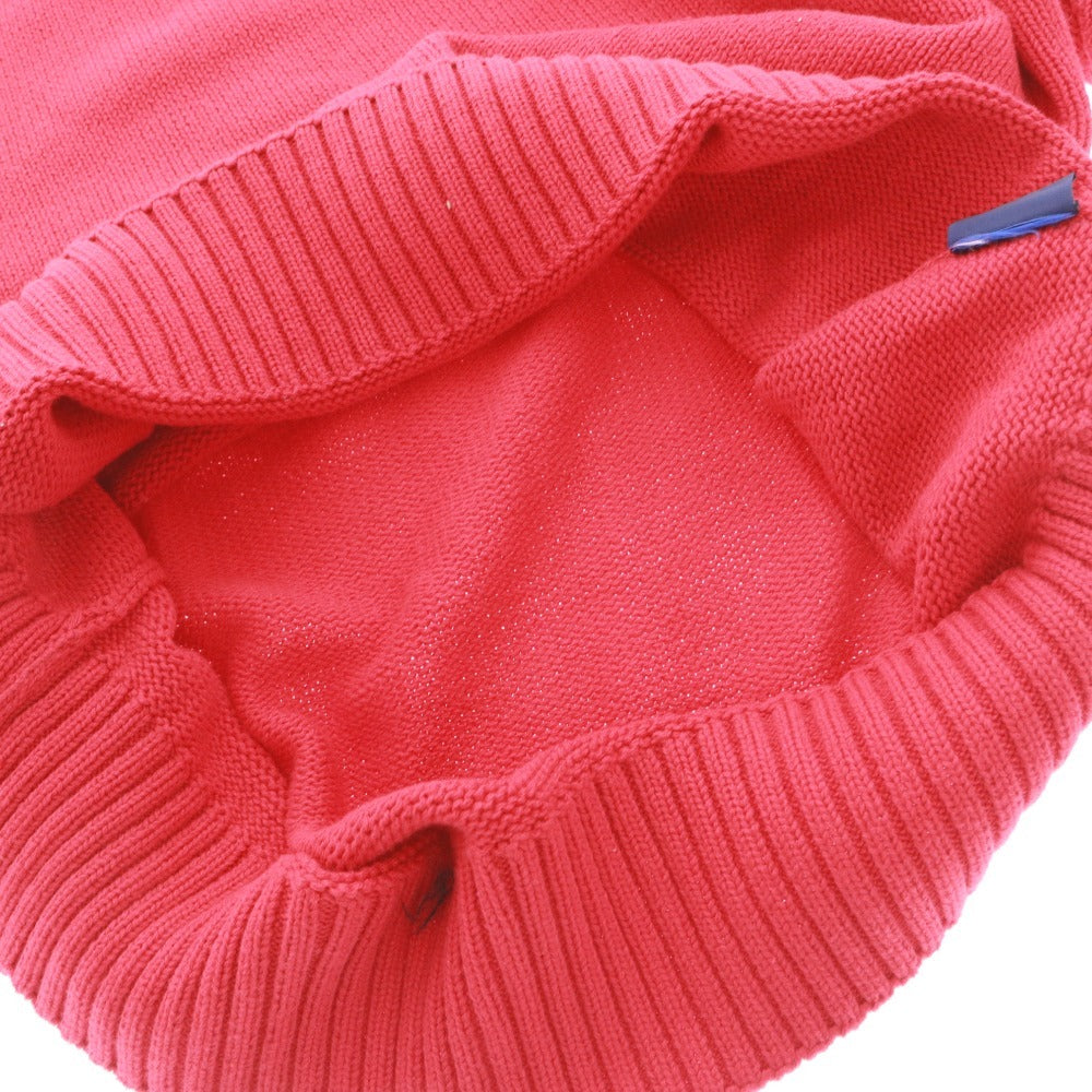 ■ POLO RALPH LAUREN ポロ ラルフローレン セーター トップス 長袖 丸首 無地 メンズ M ライトレッド系