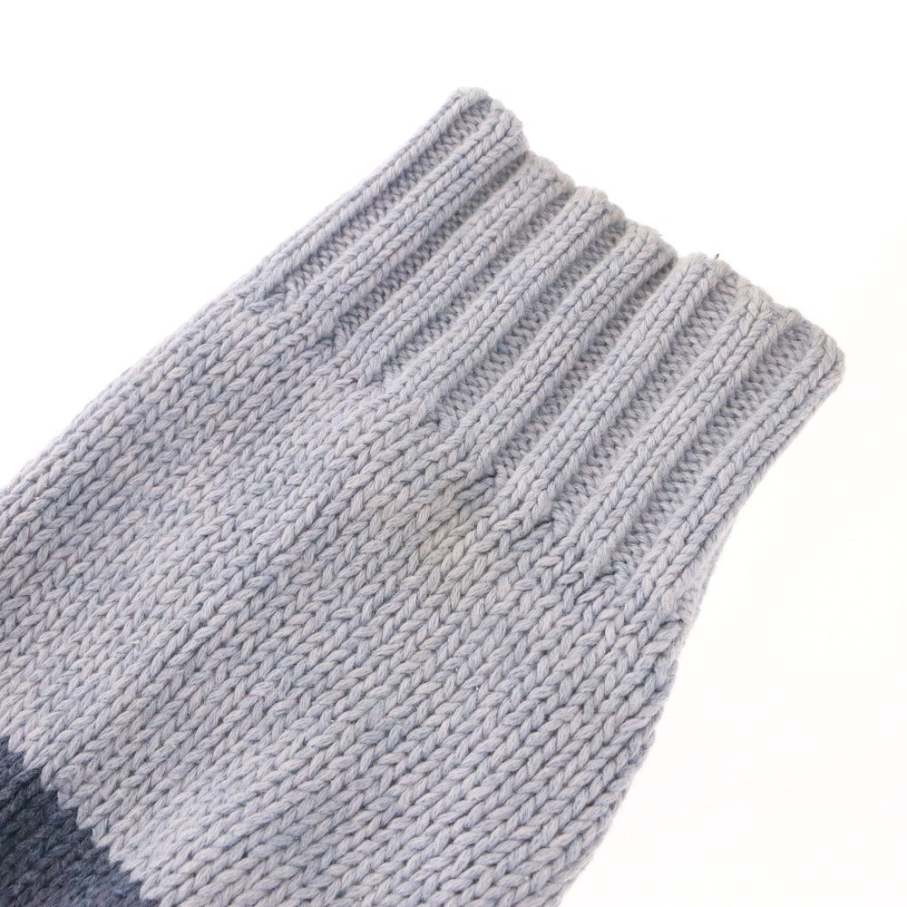 ■ POLO RALPH LAUREN Polo Ralph Lauren Sweater Top Long Sleeve Crew Neck Border Men's M Navy Light Blue