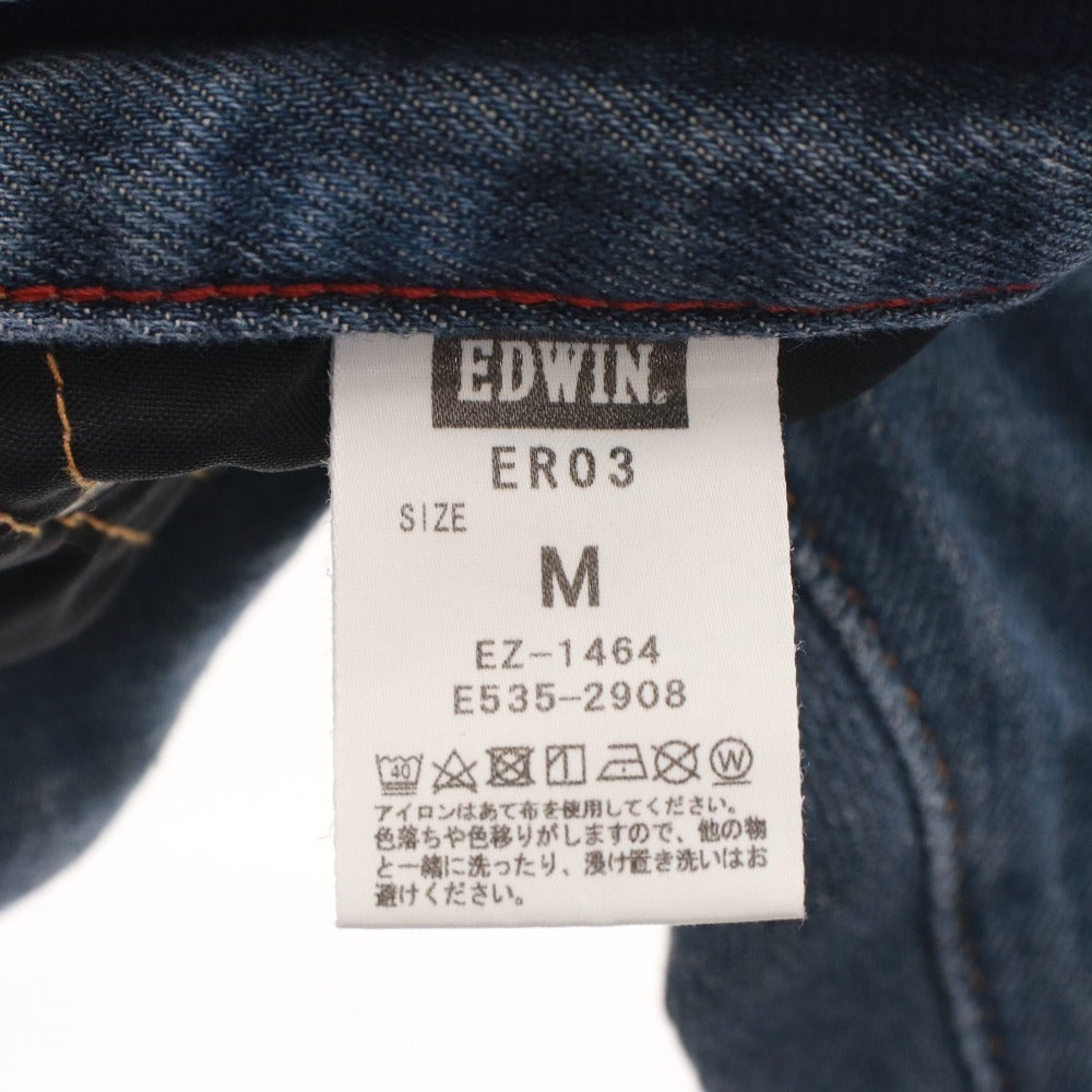 ■ EDWIN エドウィン ジーンズ パンツ ボトムス ジャージーズ ER03 ファスナー ポケット メンズ M ネイビー系 未使用