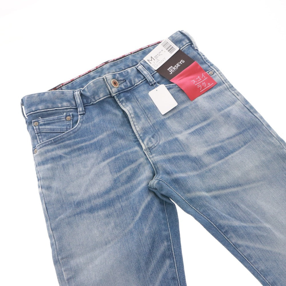 ■ EDWIN Jeans Pants Bottoms Jerseyt ER22-166 Zipper Pockets Men's M Navy New with Tags