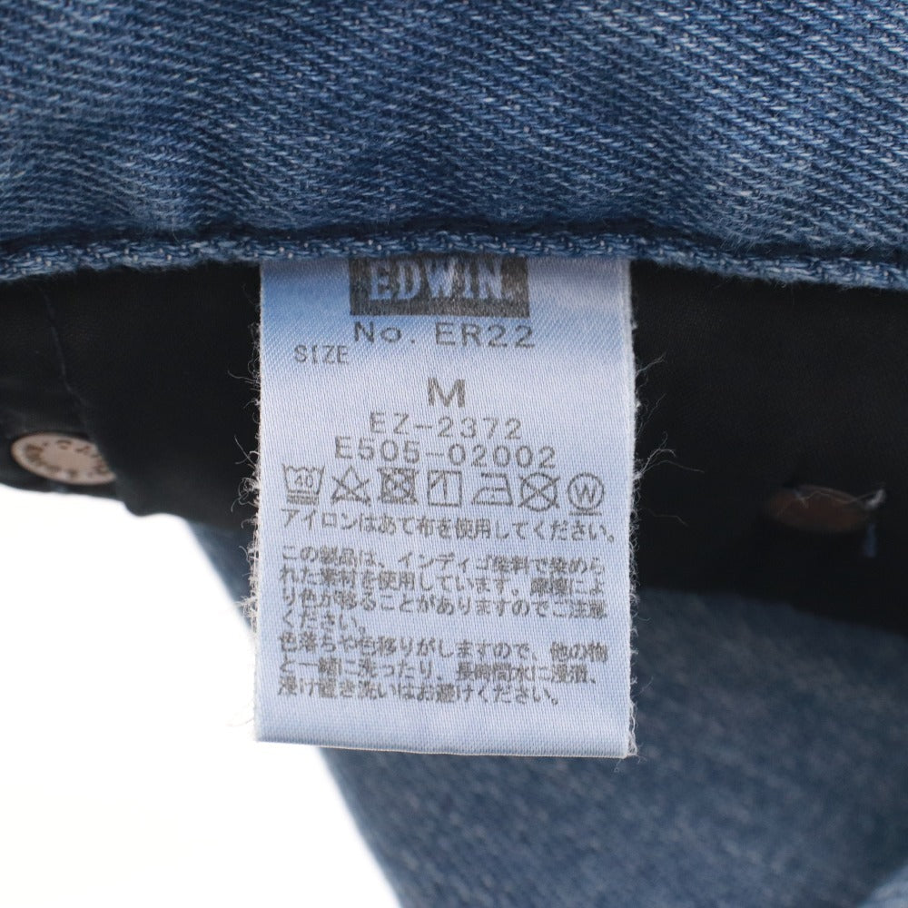 ■ EDWIN Jeans Pants Bottoms Jerseyt ER22-166 Zipper Pockets Men's M Navy New with Tags