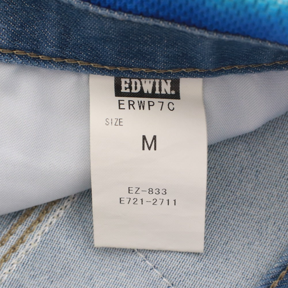 ■ EDWIN Jeans Pants Bottoms JERSEYS ERWP7C Cool Model Zipper Pockets Men's M Navy Unused