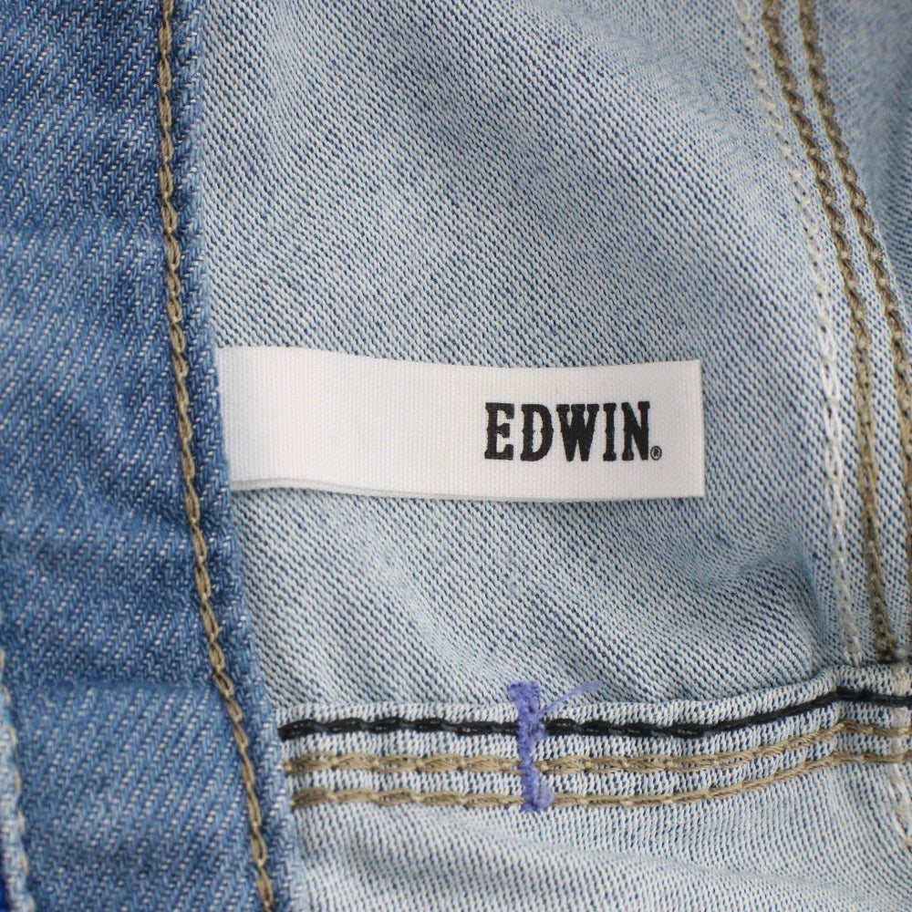 ■ EDWIN Jeans Pants Bottoms JERSEYS ERWP7C Cool Model Zipper Pockets Men's M Navy Unused