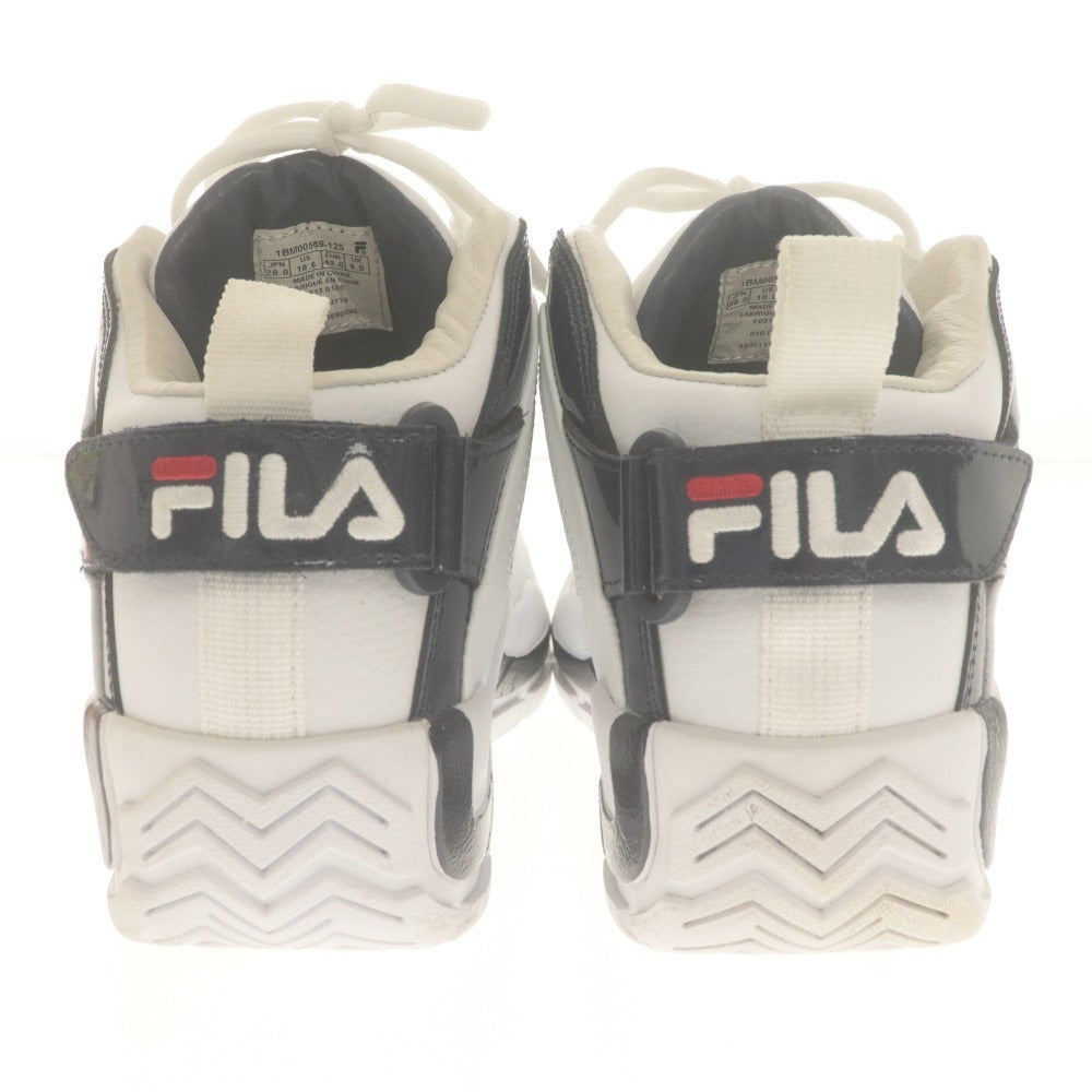 ■ FILA フィラ スニーカー シューズ 靴 1BM00569-125 GL グラントヒル II ハイカット メンズ 28.0cm ホワイト 箱付き 未使用