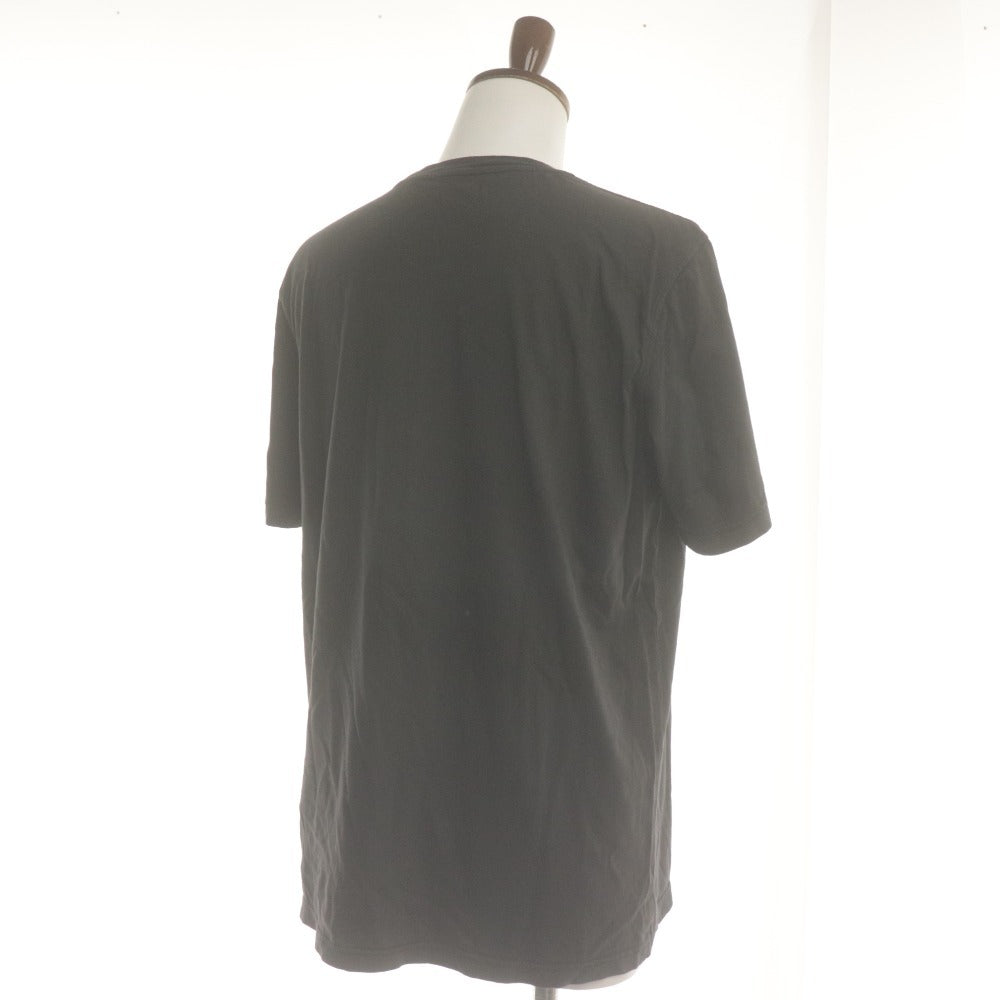 ■ DIESEL ディーゼル Tシャツ 半袖 トップス ロゴ プリント コットン メンズ M ダークグレー タグ付き 未使用