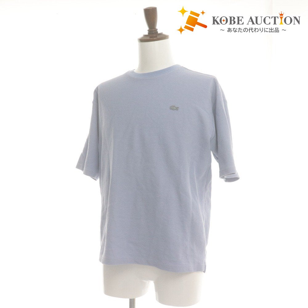 ■ ラコステ × ビューティ&ユース Tシャツ 半袖 トップス 別注 EXCLUSIVE EDITION ロゴワッペン メンズ US S （M～Lサイズ相当）ブルー系