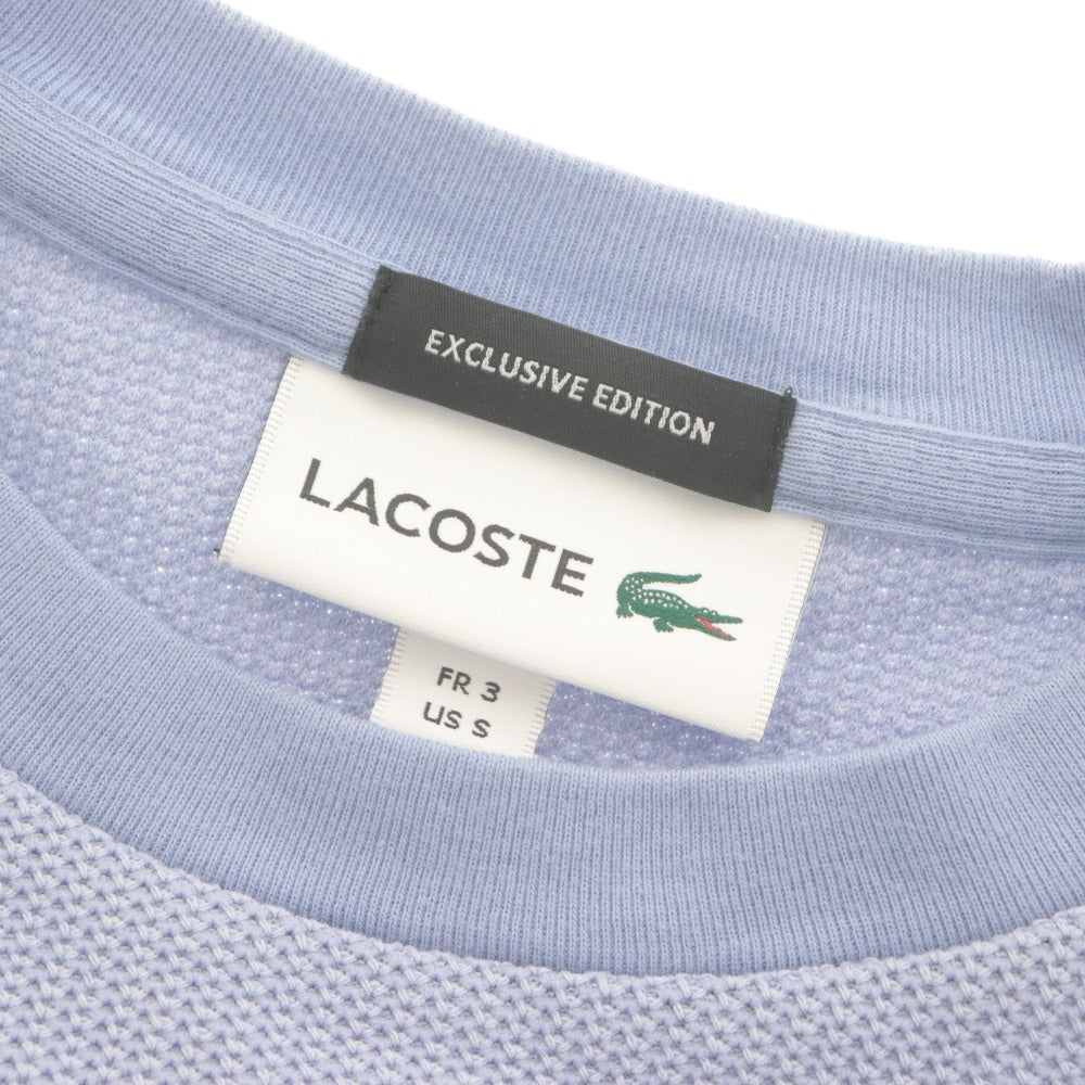 ■ ラコステ × ビューティ&ユース Tシャツ 半袖 トップス 別注 EXCLUSIVE EDITION ロゴワッペン メンズ US S （M～Lサイズ相当）ブルー系