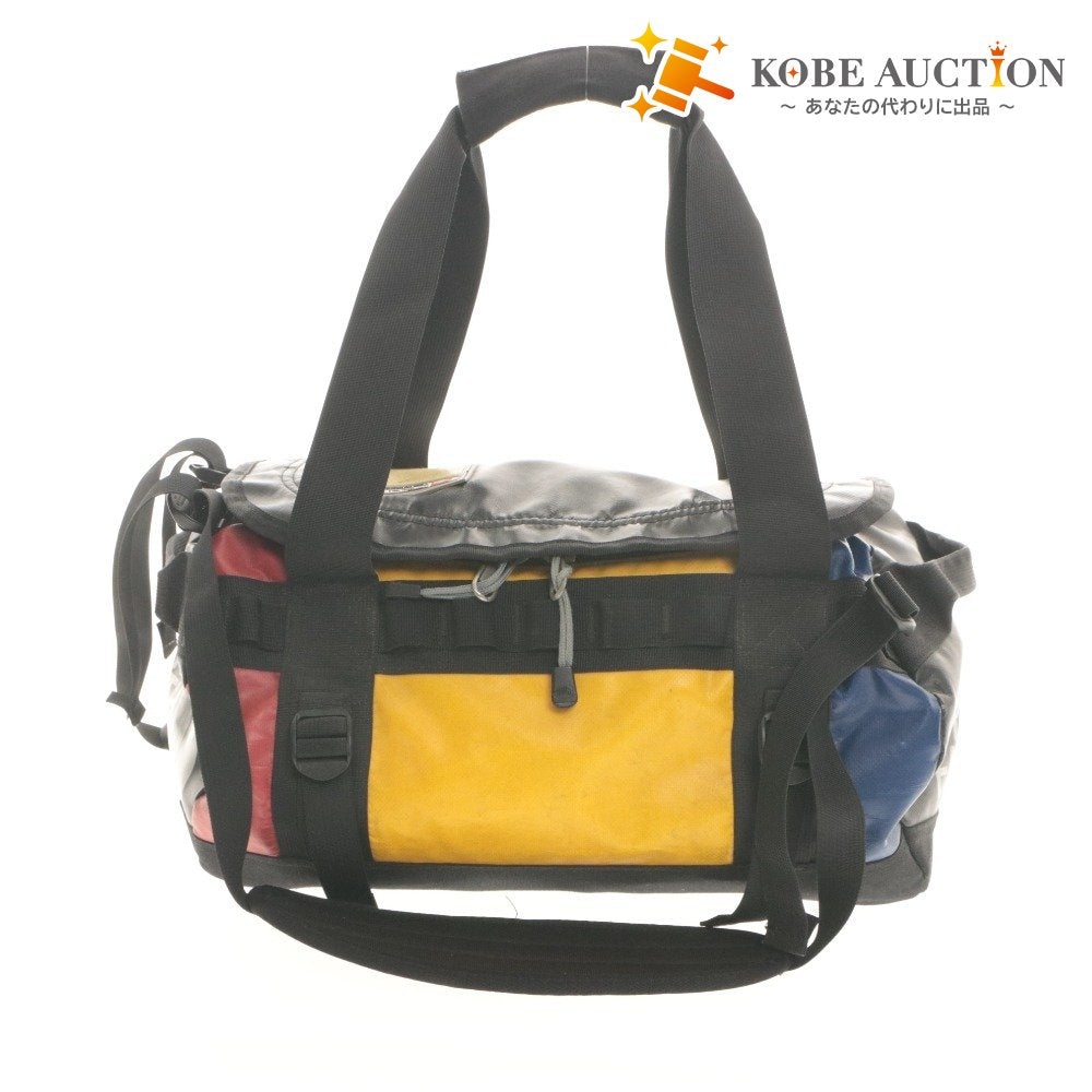 ■ THE NORTH FACE Duffle Bag Shoulder Bag Fastener Velcro Travel Bag Men's Multicolor