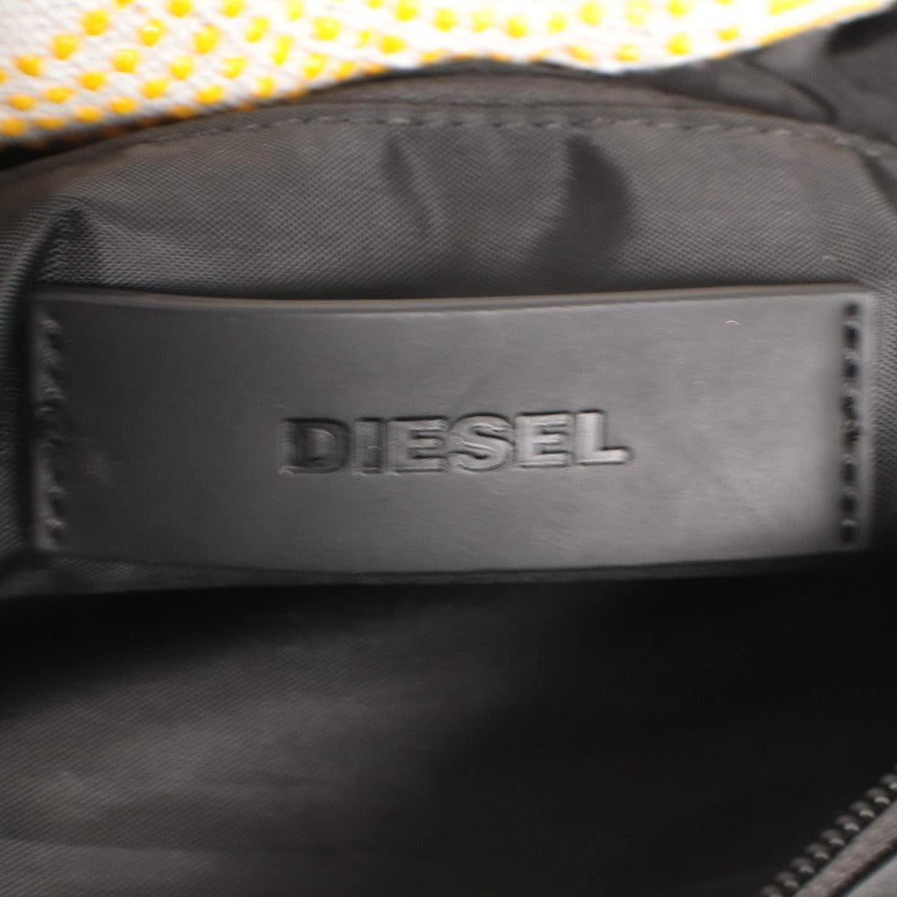 ■ DIESEL ディーゼル ウエストバッグ ショルダーバッグ 鞄 ファスナー ポケット ロゴ メンズ ブラック