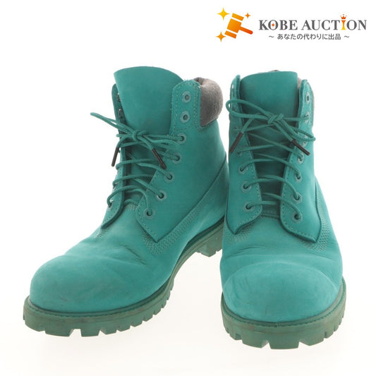■ Timberland × atmos Timberland atmos boots shoes footwear A1QG9 lace-up men's 28cm blue-green