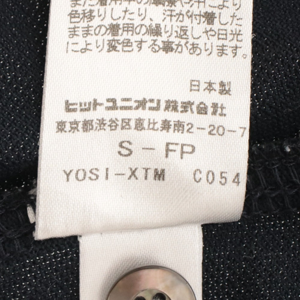 ■ FRED PERRY × BEAMS フラッドペリー ビームス シャツ トップス 襟 半袖 ボタン ワンポイント メンズ S ブラック系