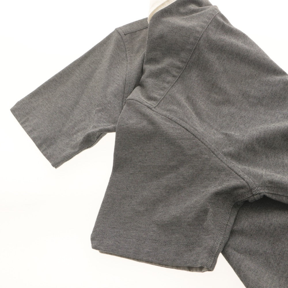 ■ FRED PERRY × BEAMS フラッドペリー ビームス シャツ トップス 襟 半袖 ボタン ワンポイント メンズ M グレー系