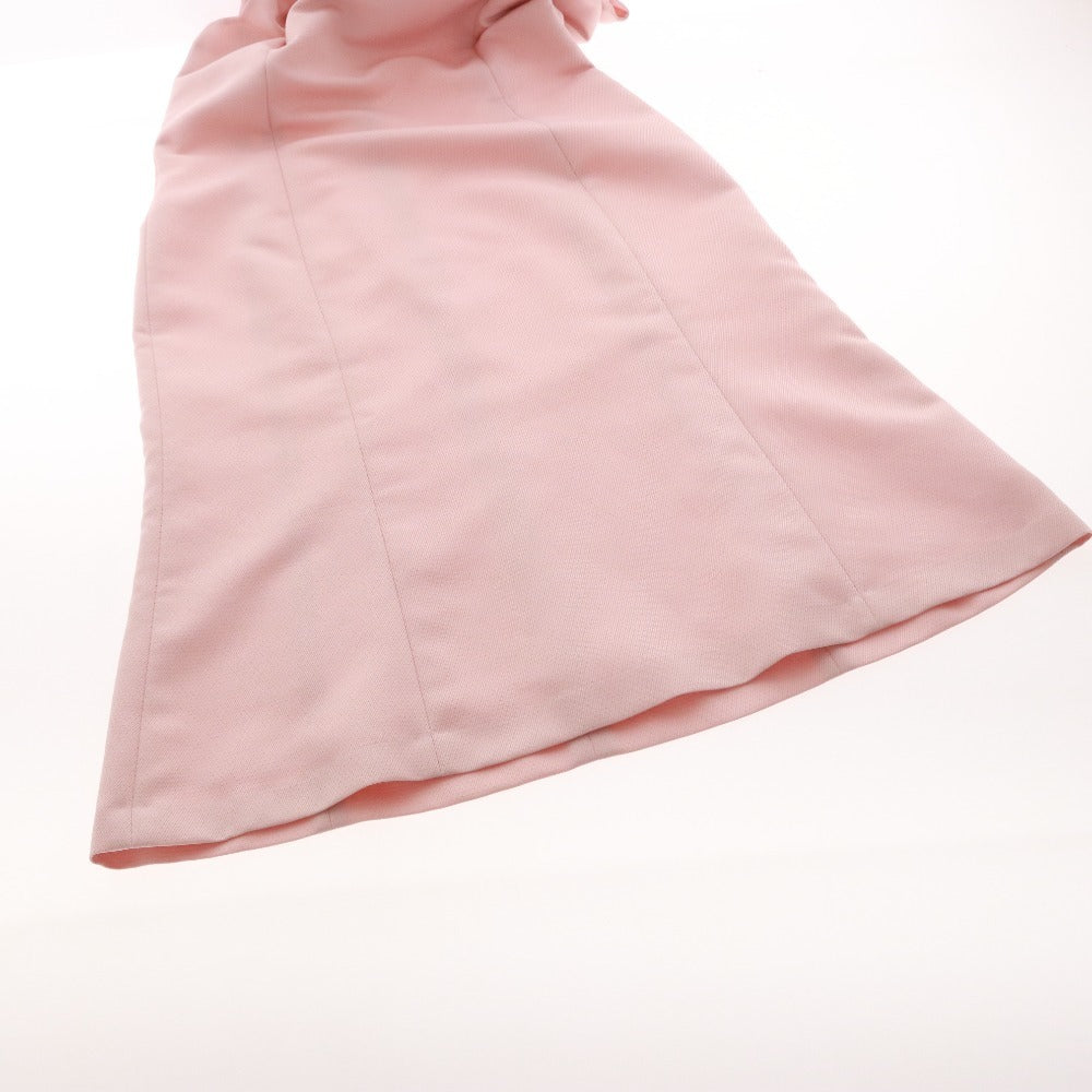 ■ SAVIEM Women's Suit Set (Jacket, Dress, Outerwear, Bottoms) Size 9, Pink Beige