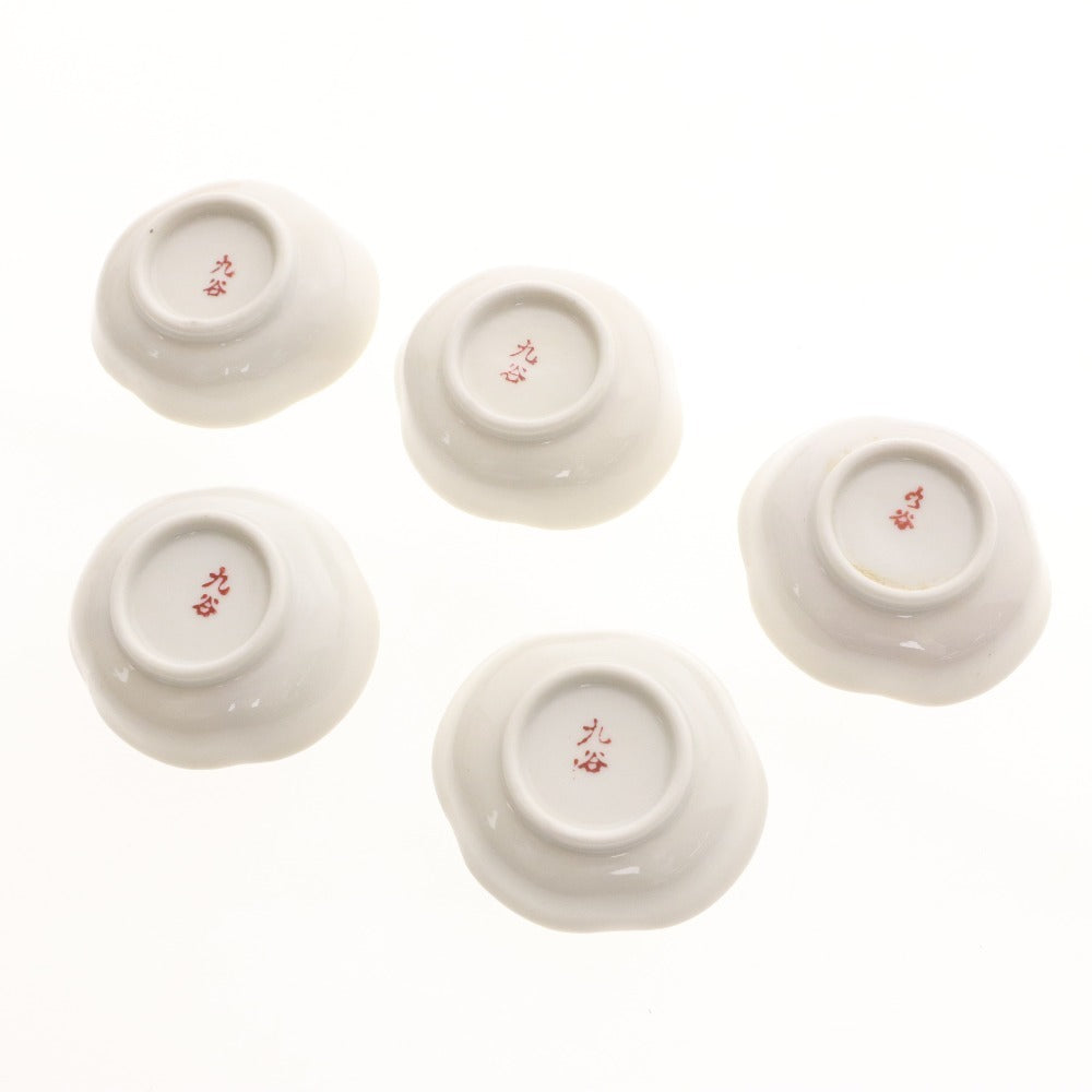 ■ 12-piece Kutani ware tableware set (set of 12 plates, teacups, and small plates) in a wooden box