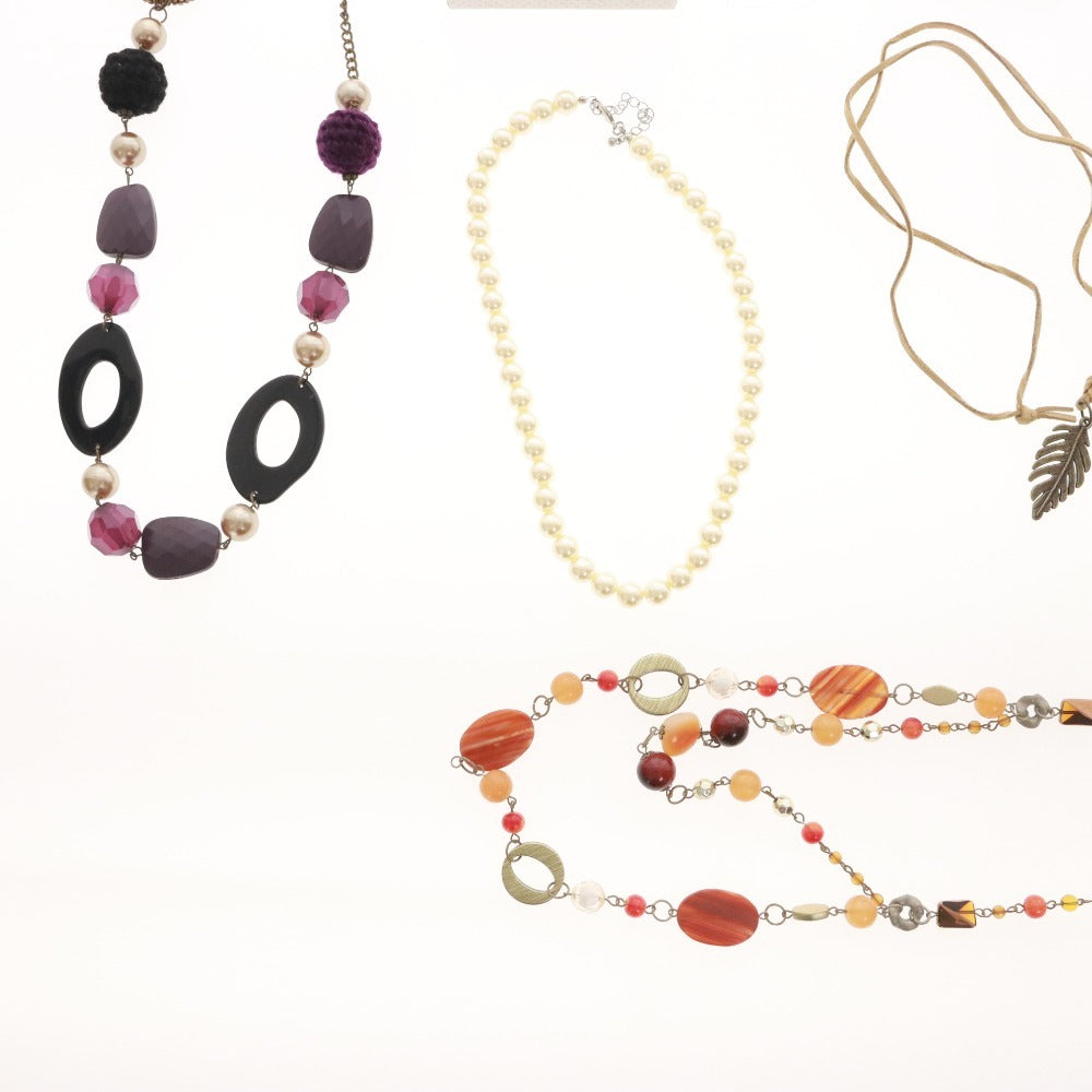 ■ アクセサリー 27点セット まとめ売り ネックレス ブローチ イヤリング ピアス カフス ネクタイピン 等 箱付き含む