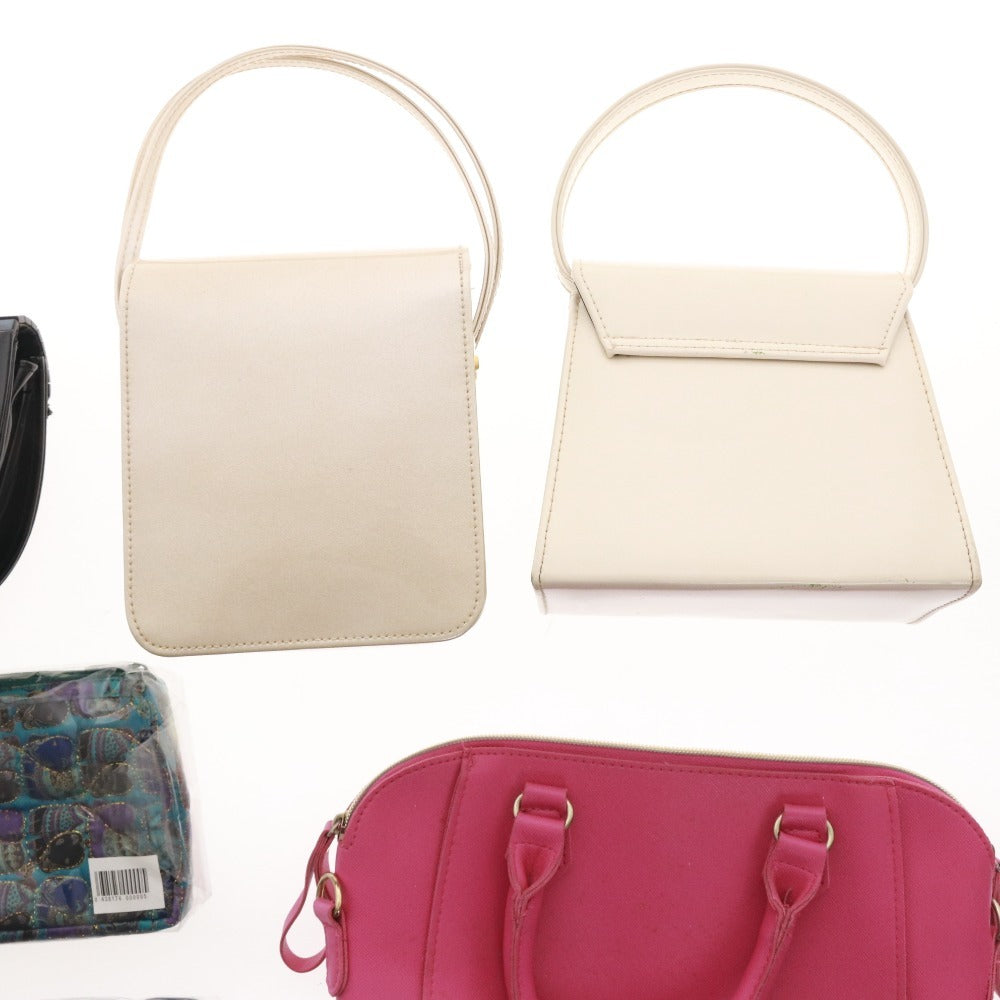 ■ 9-piece bag and wallet set (GUARTER COCO DEAL, etc.) Includes shoulder bag, handbag, clasp purse, and Nishijin-ori wallet. Includes box.