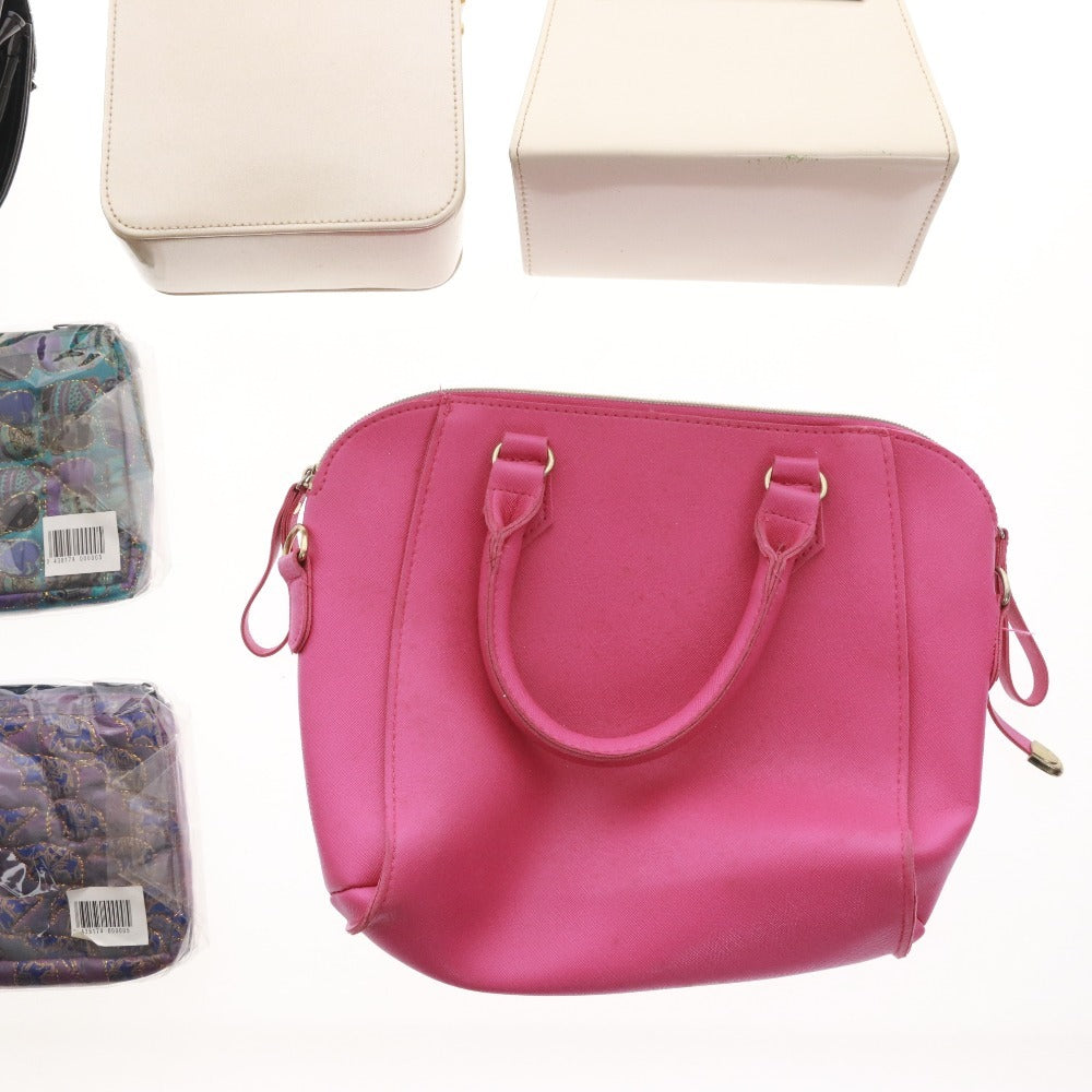 ■ 9-piece bag and wallet set (GUARTER COCO DEAL, etc.) Includes shoulder bag, handbag, clasp purse, and Nishijin-ori wallet. Includes box.