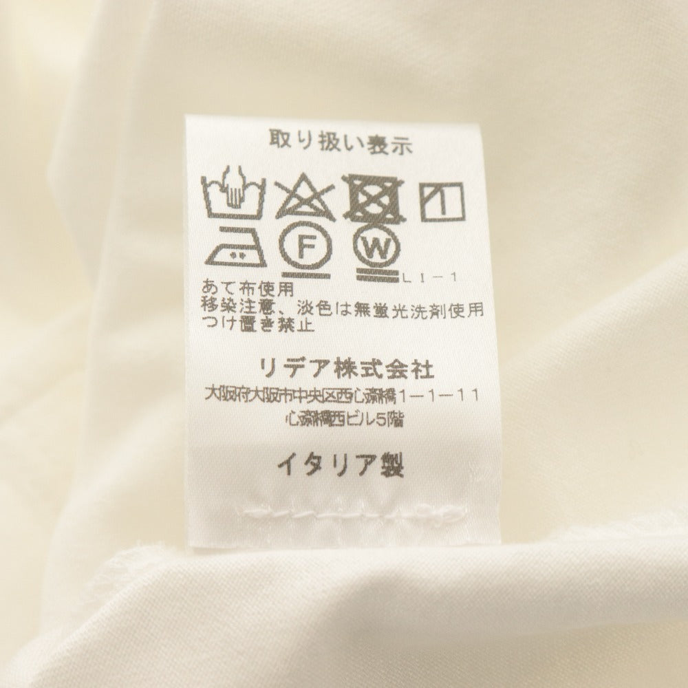 ■ Cruciani クルチアーニ Tシャツ 半袖 トップス Vネック コットン メンズ 46 ホワイト