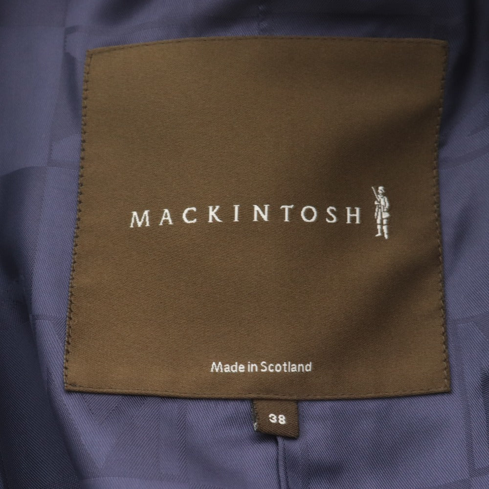 ■ MACKINTOSH マッキントッシュ Pコート ジャケット 長袖 アウター ウール混 メンズ 38 ブラック