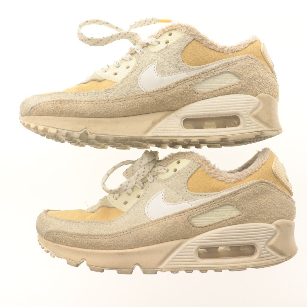 ■ NIKE ナイキ スニーカー シューズ DC5271-737 靴 WMNS AIR MAX 90 レディース 23.0cm ベージュ系 イエロー