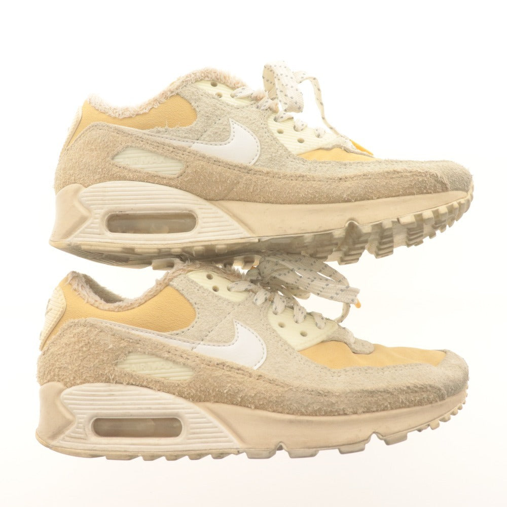 ■ NIKE ナイキ スニーカー シューズ DC5271-737 靴 WMNS AIR MAX 90 レディース 23.0cm ベージュ系 イエロー
