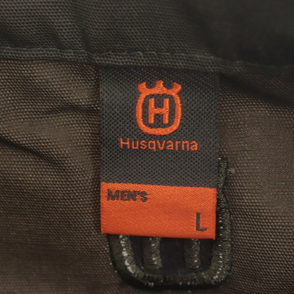 ■ Husqvarna ハスクバーナ カーゴパンツ ボトムス アウトドアパンツ エクスプローラー メンズ L カーキ系 未使用