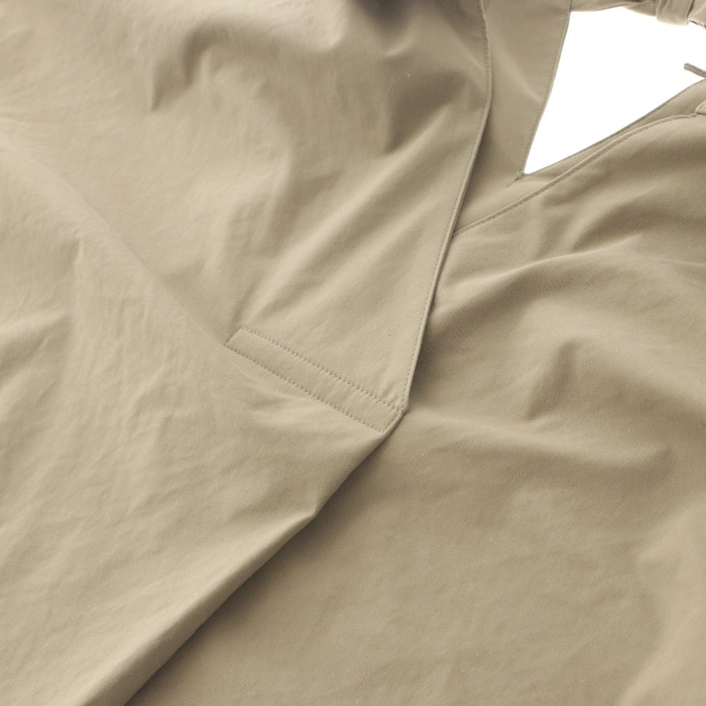 ■ ネミカ NEMIKA チュニック 長袖 トップス レリアン シャツ タック ワンピース 日本製 レディース 11（L相当） カーキ 未使用