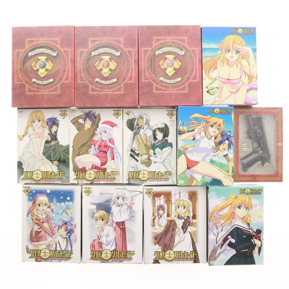 ■ クロノクルセイド DVD 全12巻 セット まとめ売り 初回限定版 ケース 特典 アニメ 付属品付き