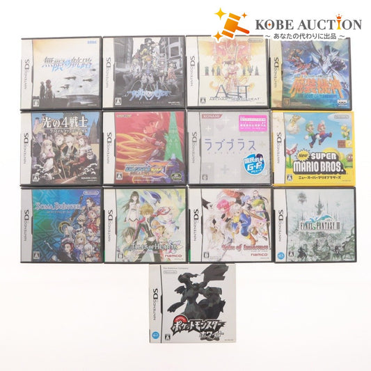 ■ 任天堂 DS ソフト 13本 セット まとめ売り ポケットモンスター ファイナルファンタジー マリオブラザーズ 等 ケース付き 未使用含む