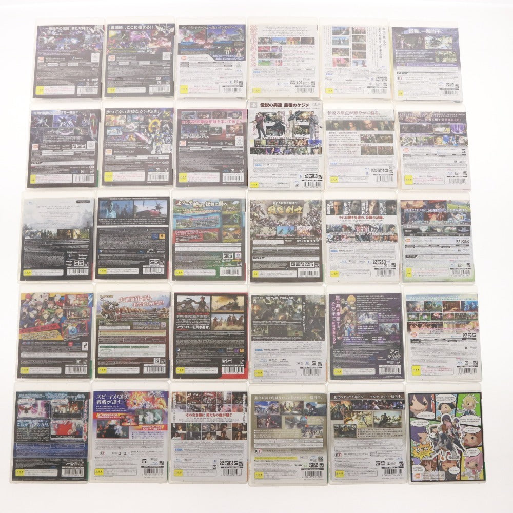 ■ PlayStation 3 ソフト 64本 セット まとめ売り グランドセフトオート レッドデッドリデンプション 三国無双 等 箱付き 未開封含む