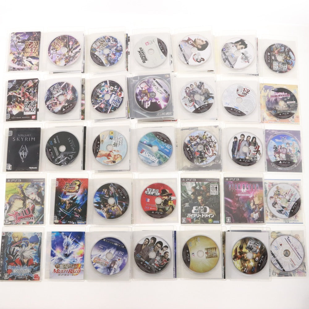 ■ PlayStation 3 ソフト 64本 セット まとめ売り グランドセフトオート レッドデッドリデンプション 三国無双 等 箱付き 未開封含む