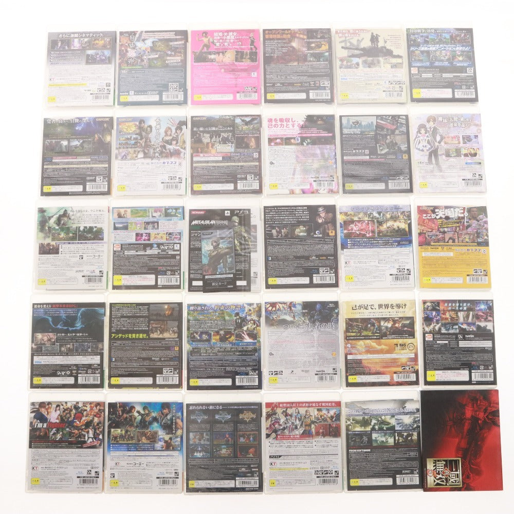 ■ PlayStation 3 ソフト 64本 セット まとめ売り グランドセフトオート レッドデッドリデンプション 三国無双 等 箱付き 未開封含む