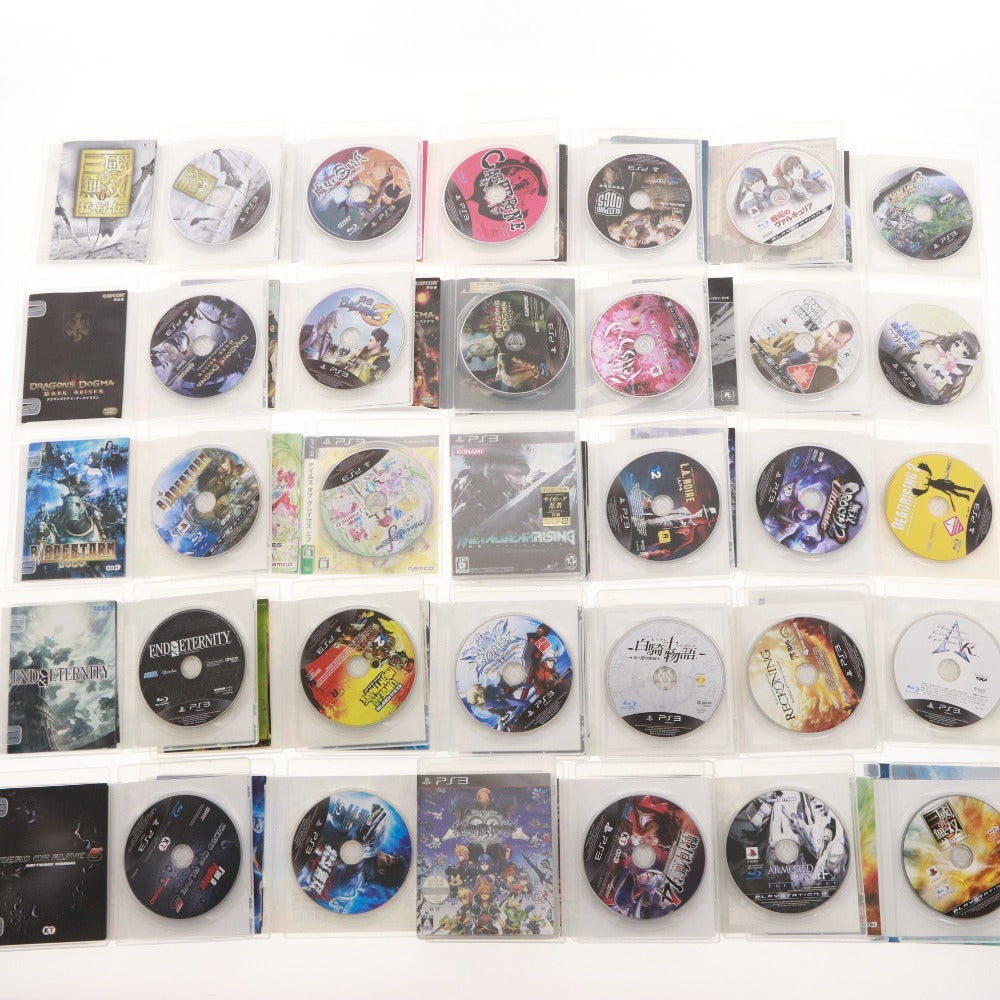 ■ PlayStation 3 ソフト 64本 セット まとめ売り グランドセフトオート レッドデッドリデンプション 三国無双 等 箱付き 未開封含む