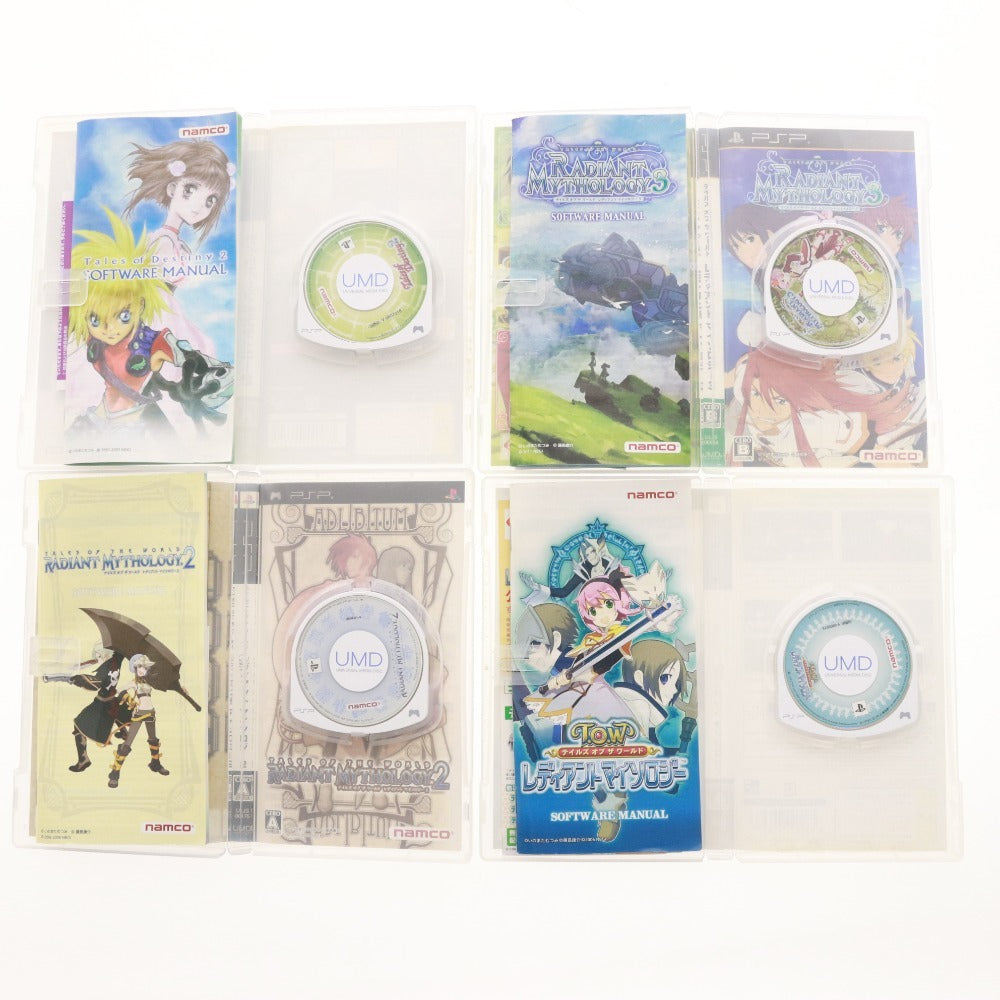 ■ PlayStation Portable PSP ソフト テイルズ シリーズ 8本セット まとめ売り リバース エターニア ファンタジア 等 ケース付き