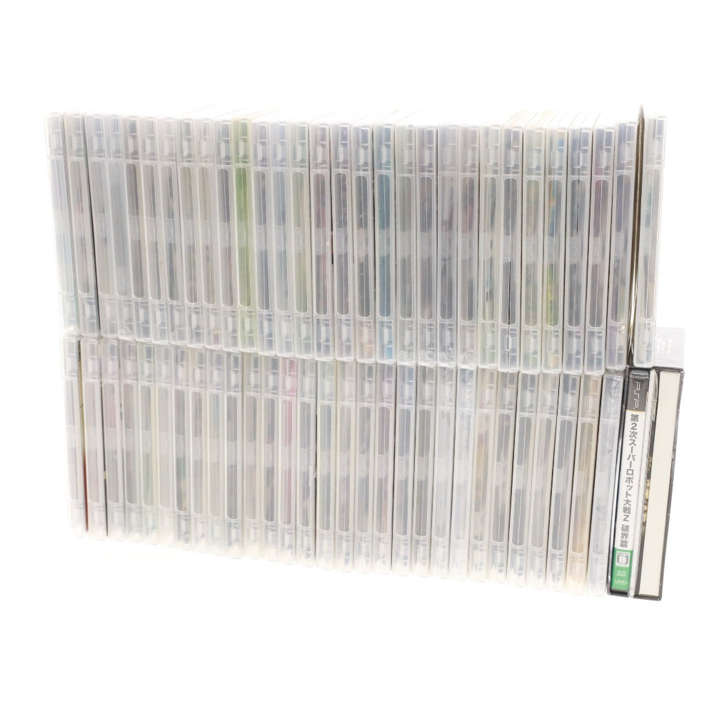 ■ PlayStation Portable PSP ソフト 60本 まとめ売り モンスターハンター ガンダム ゴットイーター 英雄伝説 等 ケース付き 未開封含む