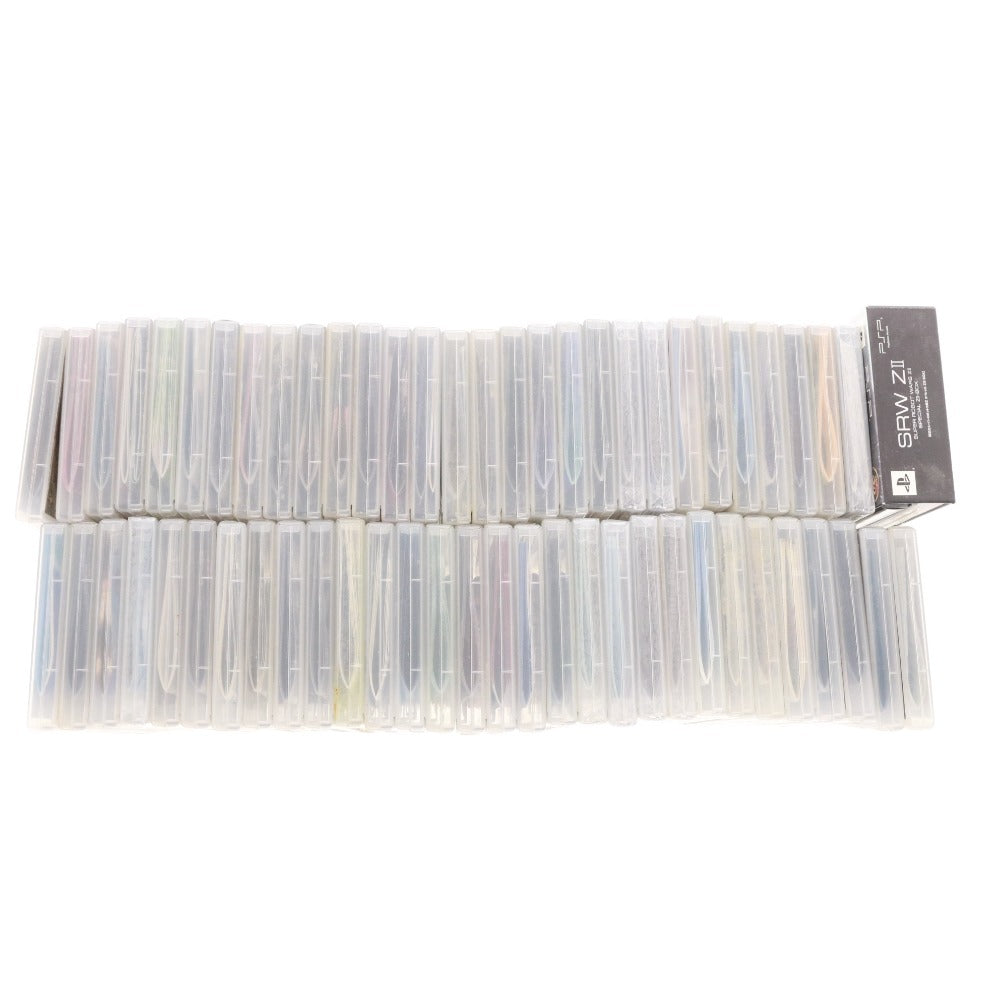 ■ PlayStation Portable PSP ソフト 60本 まとめ売り モンスターハンター ガンダム ゴットイーター 英雄伝説 等 ケース付き 未開封含む