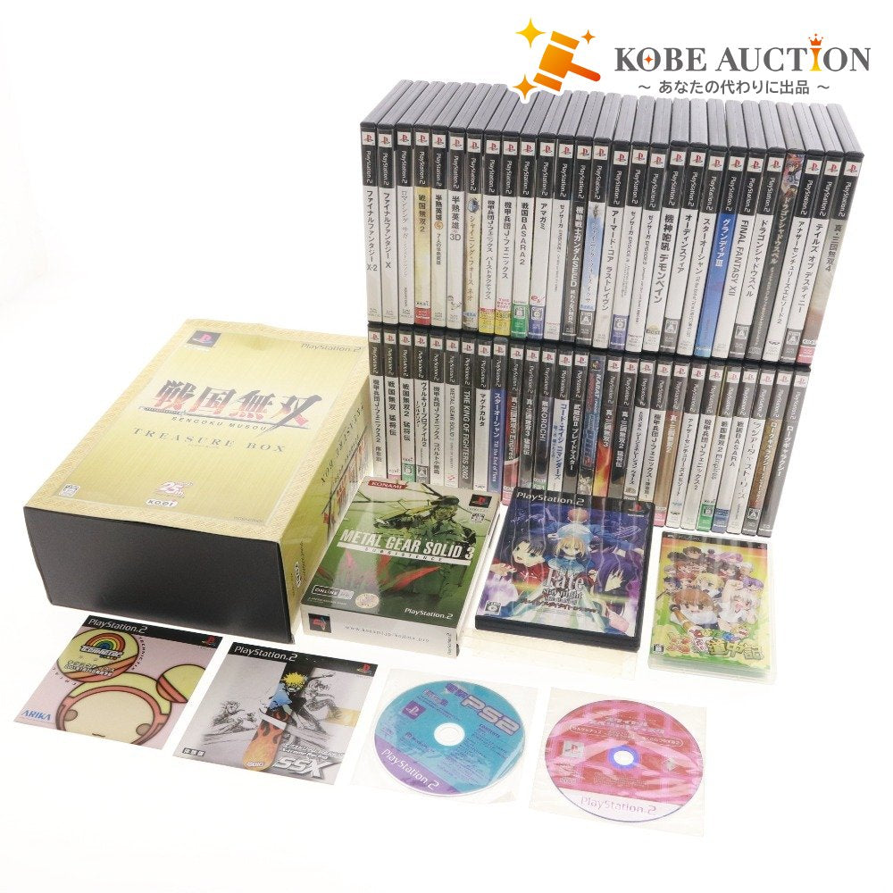 ■ PlayStation 2 PS2 ソフト 他 63本 セット まとめ売り 戦国無双 ファイナルファンタジー ゼノサーガ 真三国無双 アーマードコア 等