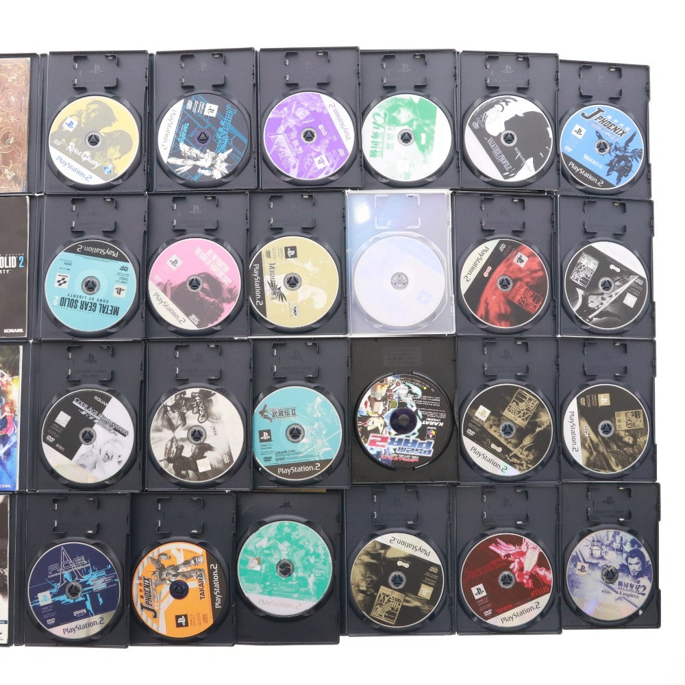 ■ PlayStation 2 PS2 ソフト 他 63本 セット まとめ売り 戦国無双 ファイナルファンタジー ゼノサーガ 真三国無双 アーマードコア 等
