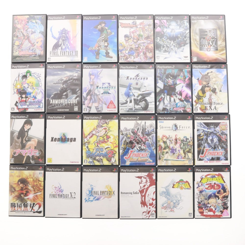 ■ PlayStation 2 PS2 ソフト 他 63本 セット まとめ売り 戦国無双 ファイナルファンタジー ゼノサーガ 真三国無双 アーマードコア 等