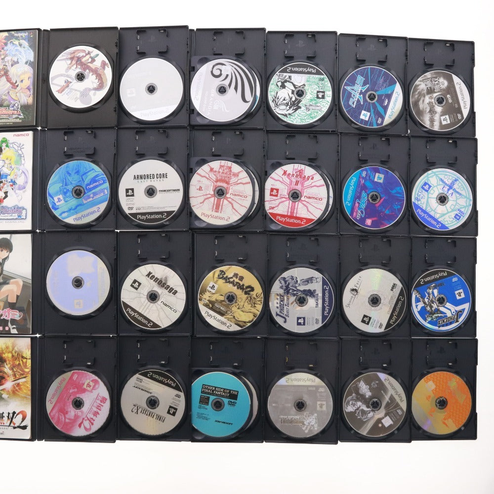 ■ PlayStation 2 PS2 ソフト 他 63本 セット まとめ売り 戦国無双 ファイナルファンタジー ゼノサーガ 真三国無双 アーマードコア 等