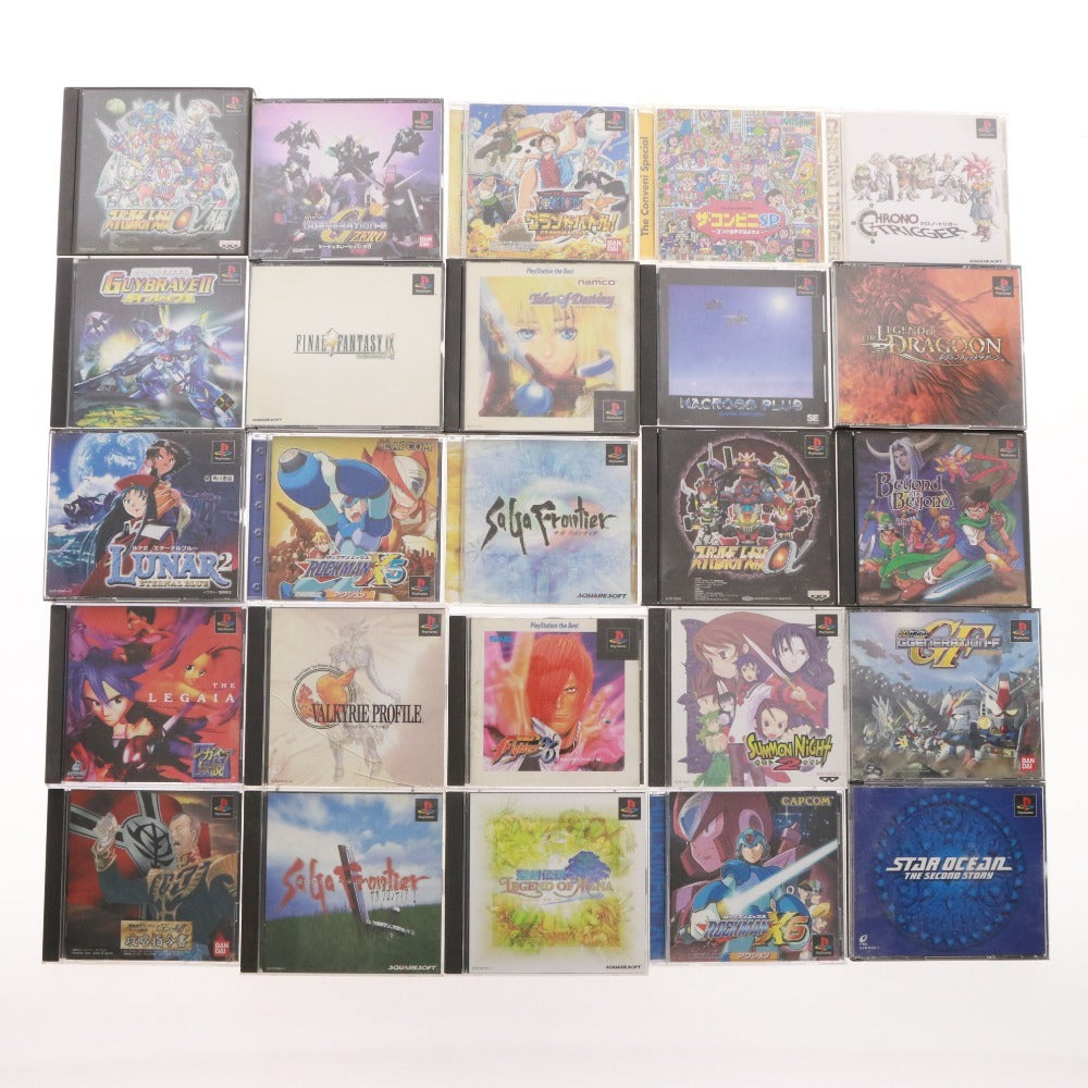 ■ PlayStation ソフト 58本セット まとめ売り ファイナルファンタジー ロックマン ガンダム シムシティ クロノトリガー 等