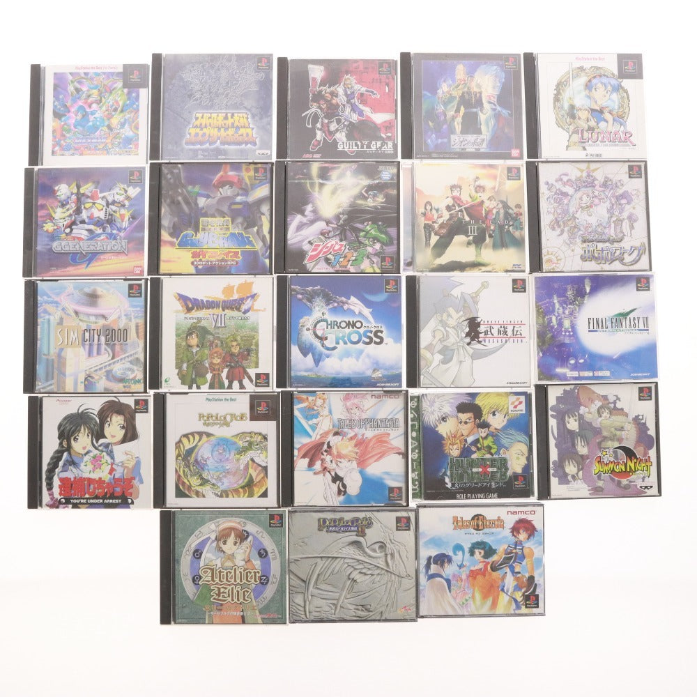 ■ PlayStation ソフト 58本セット まとめ売り ファイナルファンタジー ロックマン ガンダム シムシティ クロノトリガー 等