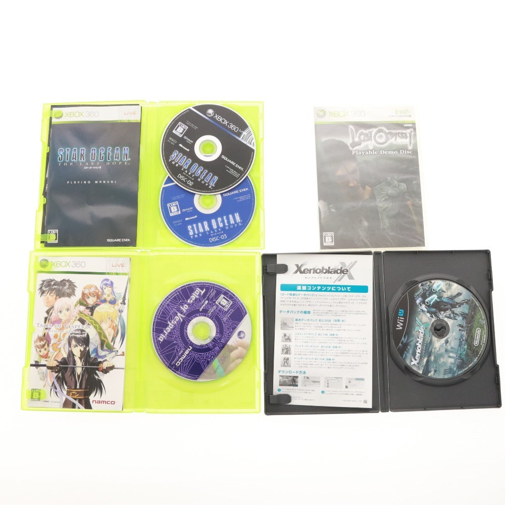 ■ Wii WiiU XBOX 360 ソフト 8本セット まとめ売り モンスターハンター ゼノブレイド テイルズ スターオーシャン 等