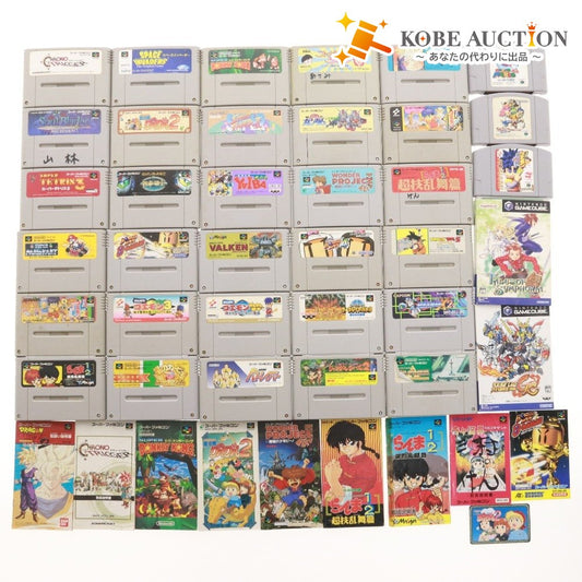 ■ 任天堂 ニンテンドー ゲームキューブ 64 スーパーファミコン ソフト 35本セット まとめ売り スーパーマリオ ボンバーマン 説明書 等