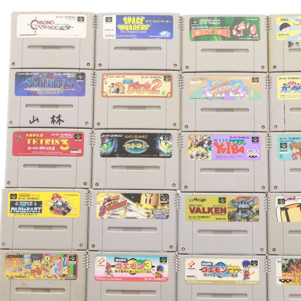 ■ 任天堂 ニンテンドー ゲームキューブ 64 スーパーファミコン ソフト 35本セット まとめ売り スーパーマリオ ボンバーマン 説明書 等