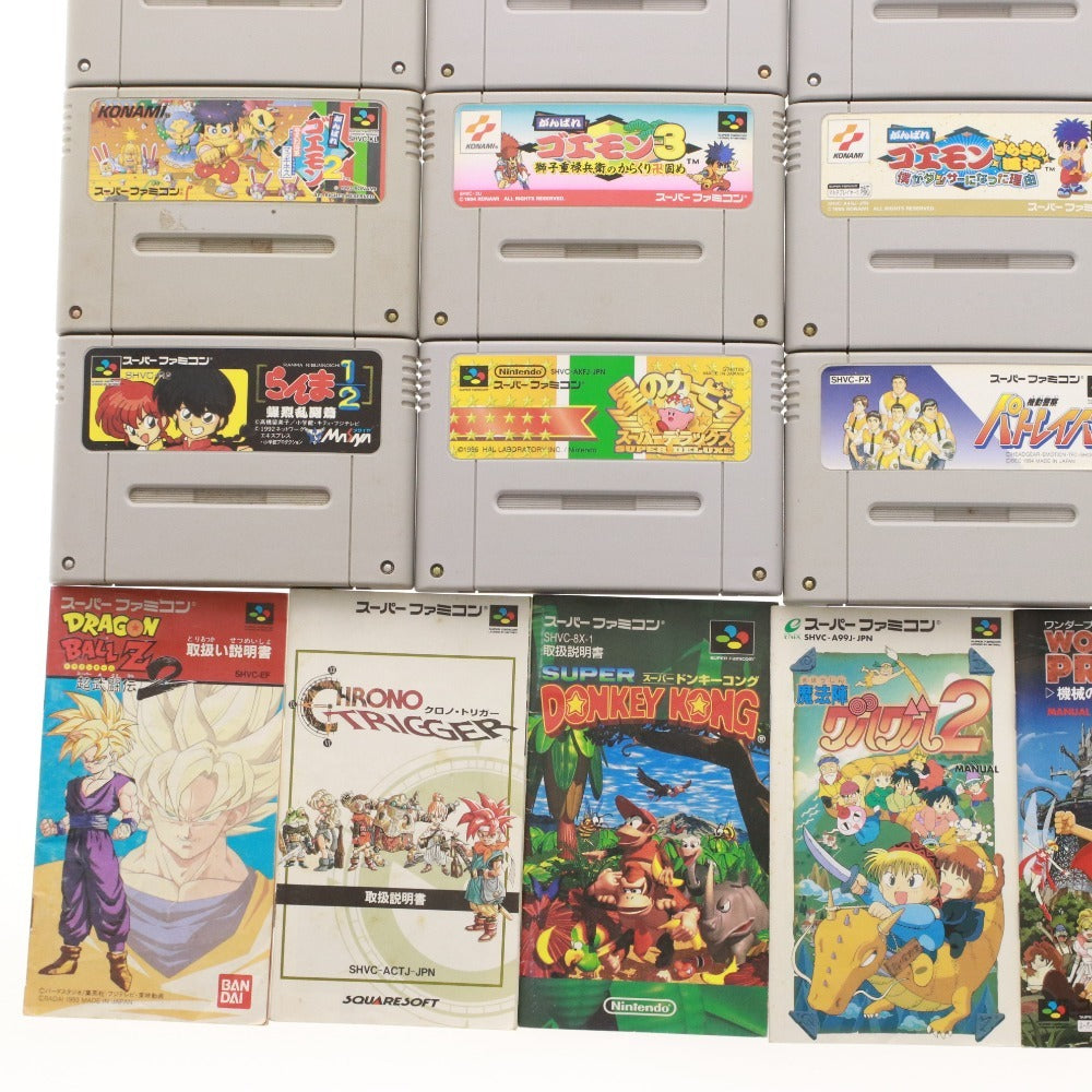 ■ 任天堂 ニンテンドー ゲームキューブ 64 スーパーファミコン ソフト 35本セット まとめ売り スーパーマリオ ボンバーマン 説明書 等
