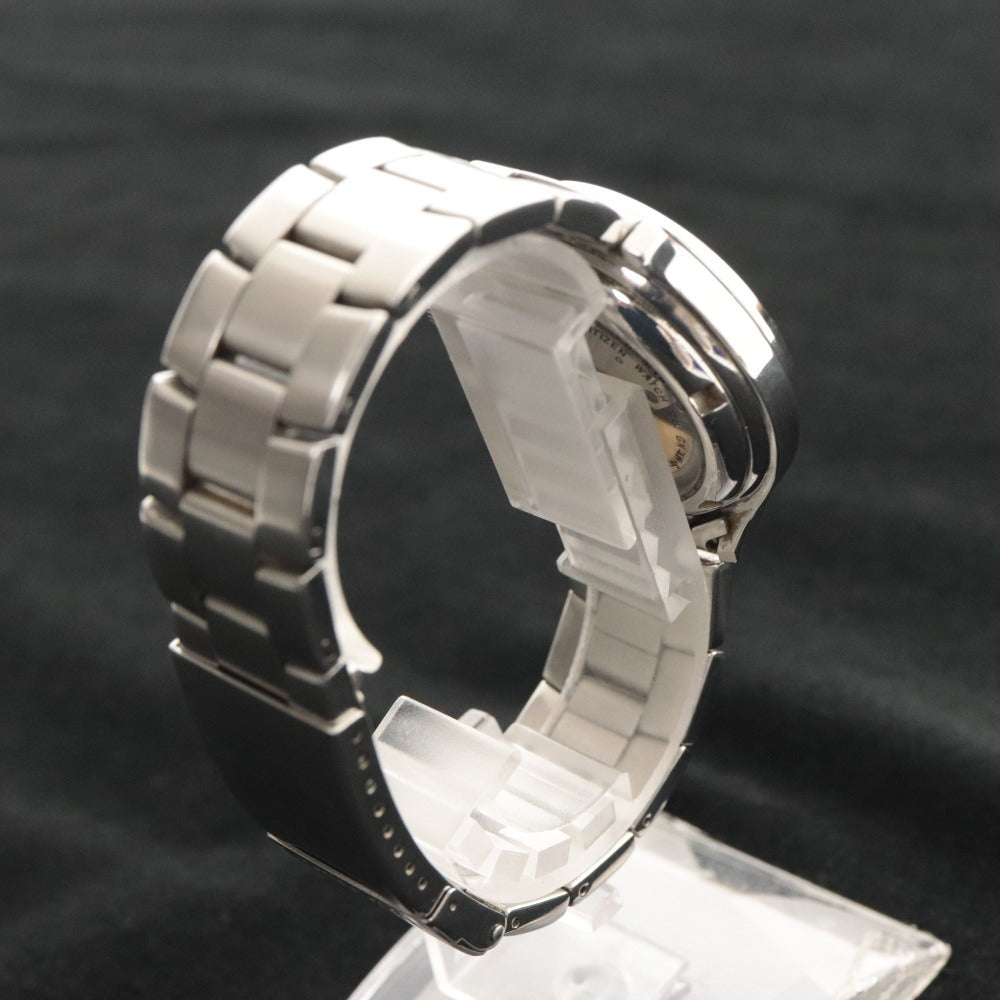 ■ Citizen SCUDO Automatic Watch with Skeleton Back, 100.2g, Men's, Silver Dial, Ivory